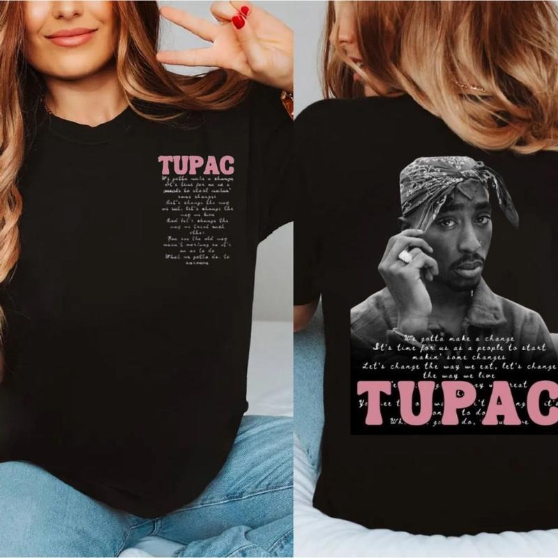 2pac Changes Song Lyrics Shirt, 2pac Fan Gift, Rapper Lover, Hip Hop Music Shirt, Gift For Fan, Unisex Short Sleeve Tee...