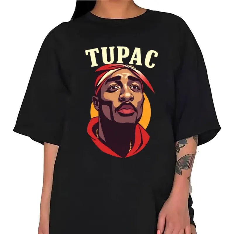 2pac Rapper Shirt, Hip Hop Music Legends Shirt, 90s Hip Hop Tee, Gift For Fan, Unisex Short Sleeve Teestyle{n002}2...