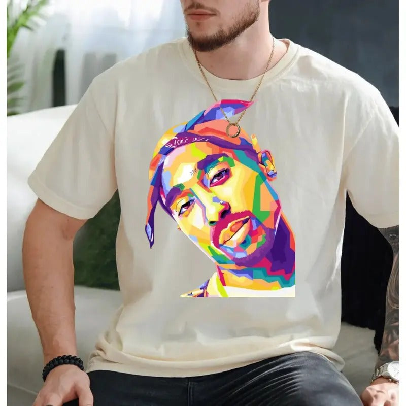 2pac Rapper Shirt, Rapper Tshirt, Tupac Hip Hop Legends Shirt, 90s Hip Hop Music Tee, Unisex Short Sleeve Tee Hoodie,...