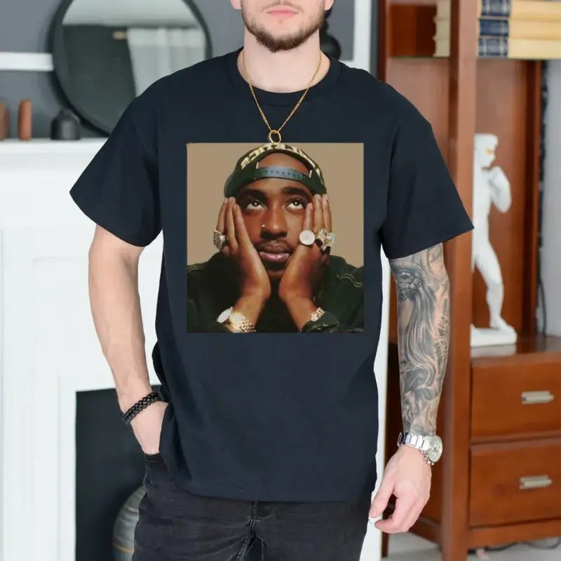 2pac Rapper Tshirt, Hip Hop Legends And Pioneers Tee, Gift For Fan, Rapper Shirt, Unisex Short Sleeve Tee Hoodie, Sweatshirt