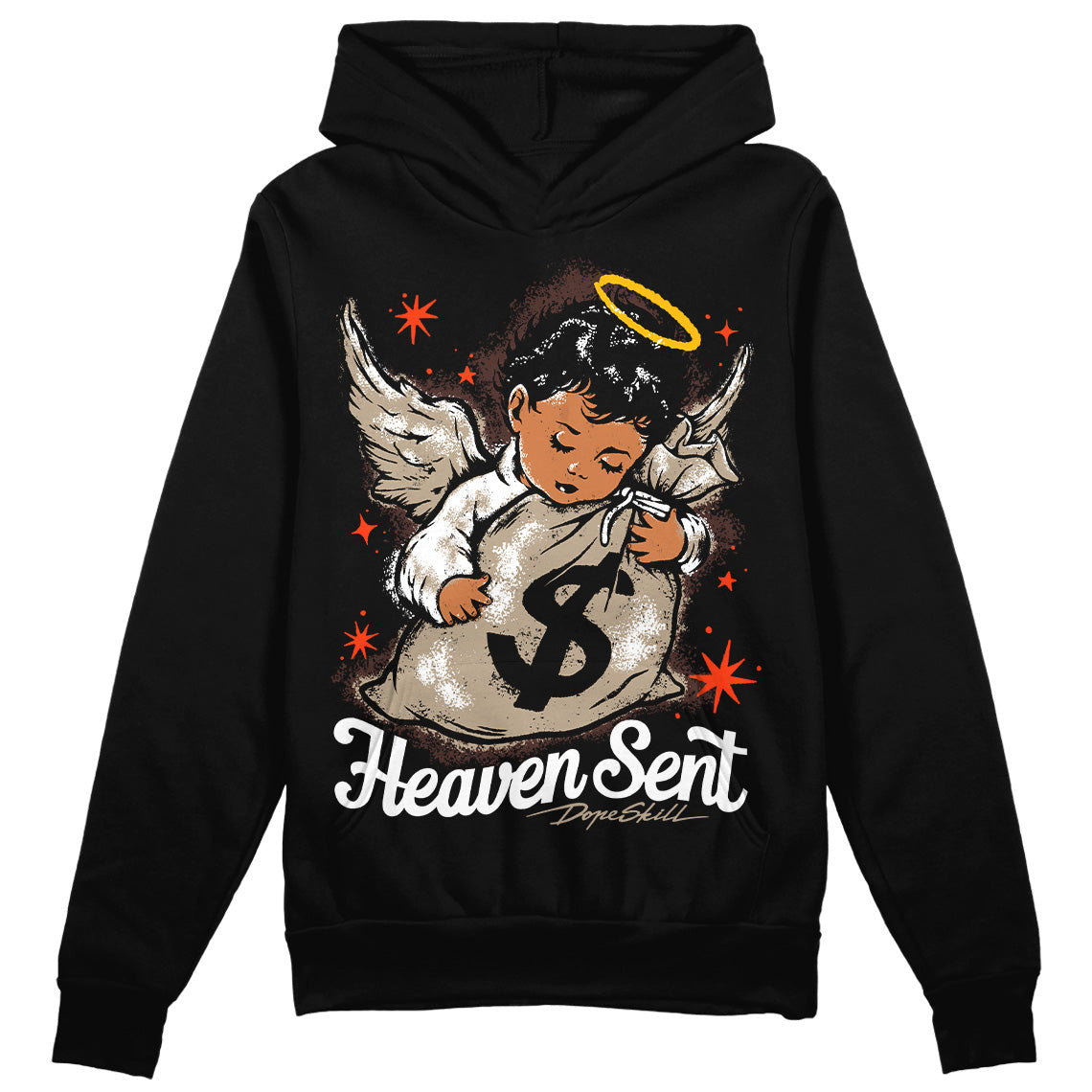 Latte 1s DopeSkill Hoodie Sweatshirt Heaven Sent Graphic