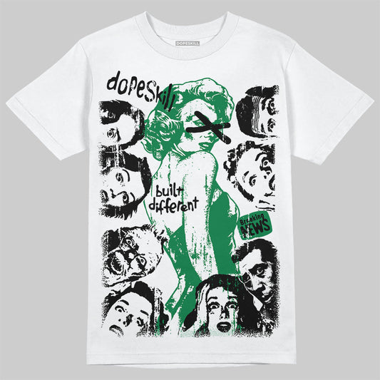 Green Collection DopeSkill T-Shirt Built Different Graphic