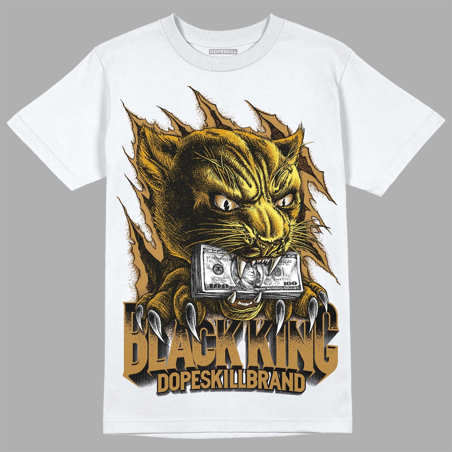 Wheat 13s DopeSkill T-Shirt Black King Graphic