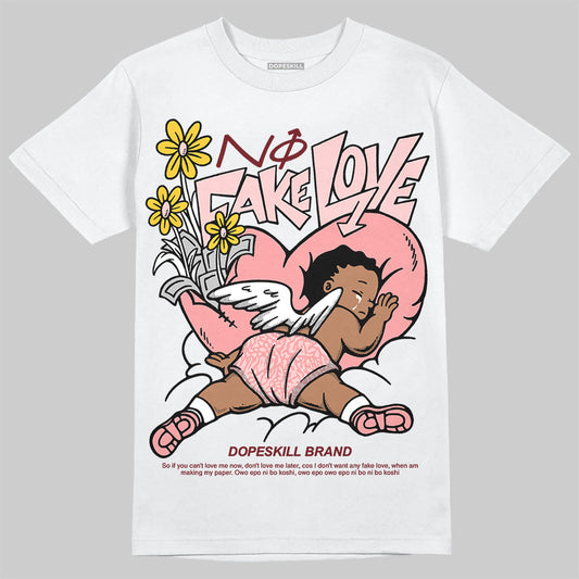 VALENTINE'S Day 3s DopeSkill T-Shirt No Fake Love Graphic