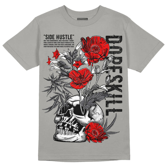 Wet Cement 4s DopeSkill Grey T-shirt Side Hustle Graphic