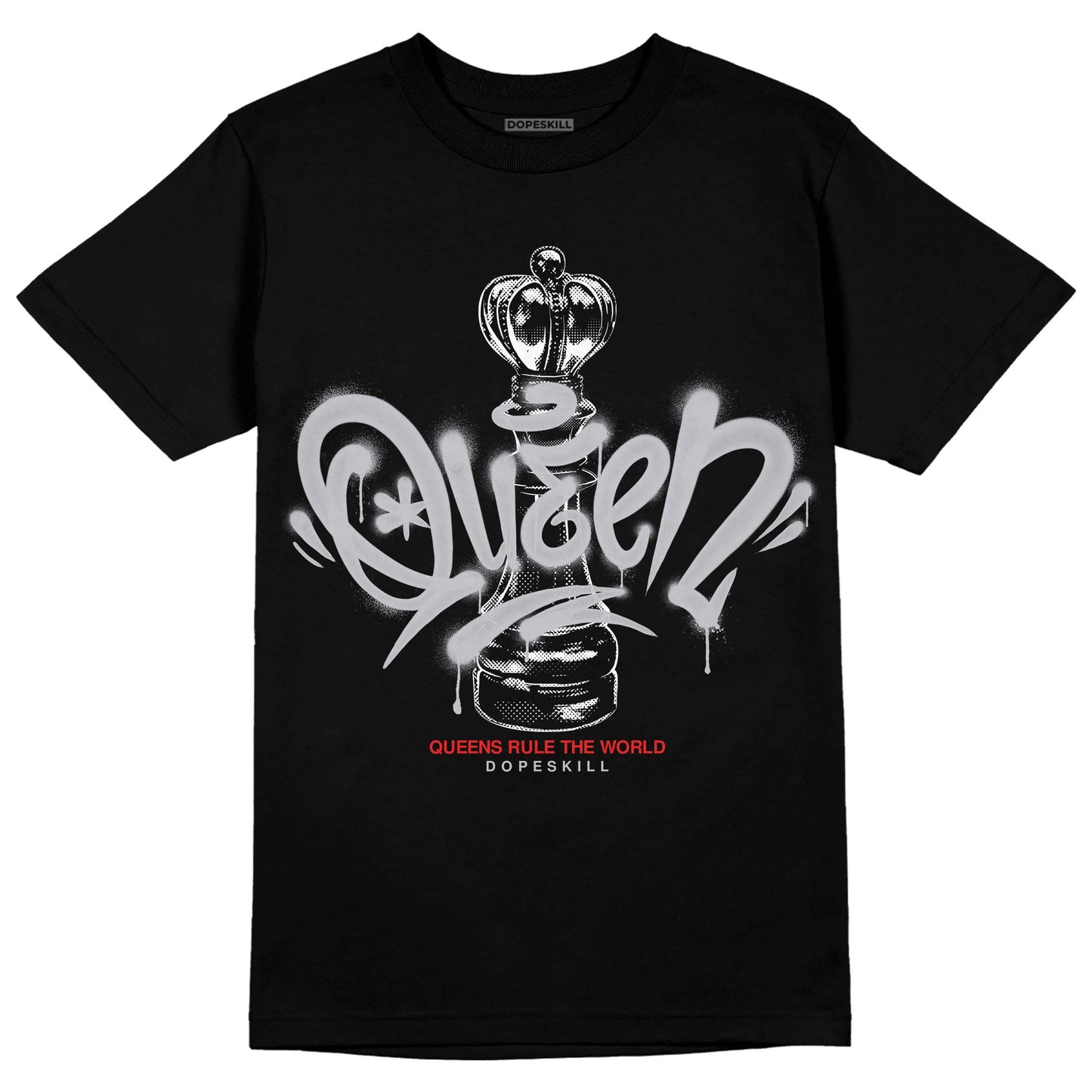 Grey Collection DopeSkill T-Shirt Queen Chess Graphic