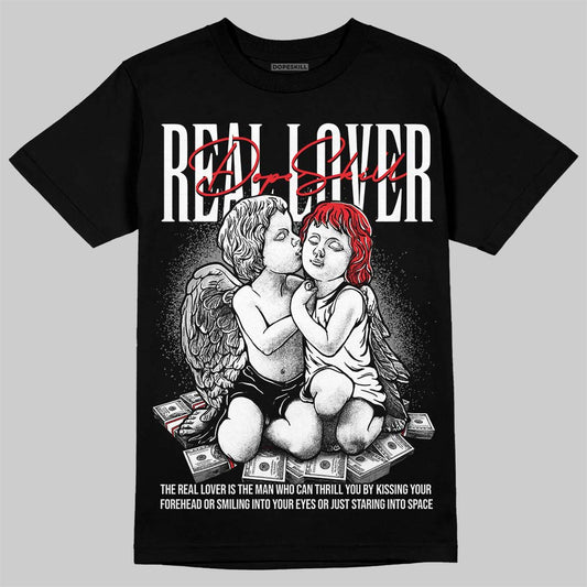White Thunder 4s DopeSkill T-Shirt Real Lover Graphic