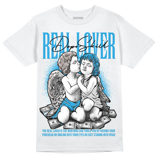 Military Blue 4s DopeSkill T-Shirt Real Lover Graphic