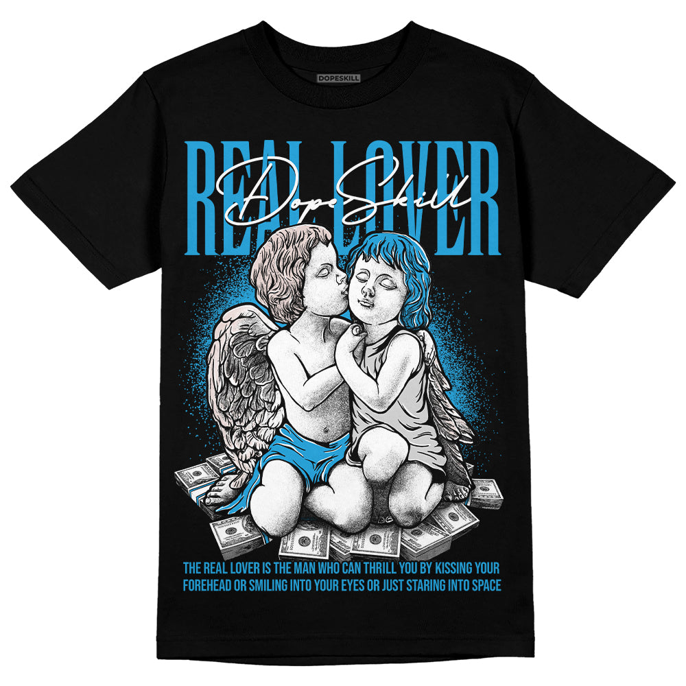 Military Blue 4s DopeSkill T-Shirt Real Lover Graphic