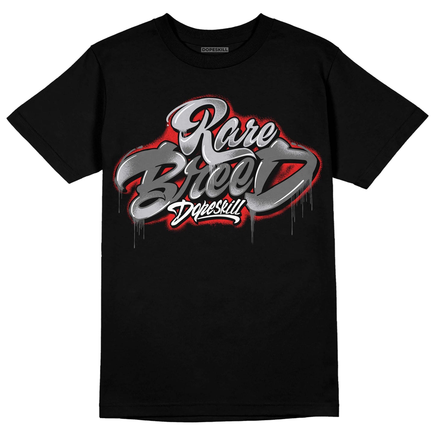 Grey Collection DopeSkill T-Shirt Rare Breed Type Graphic