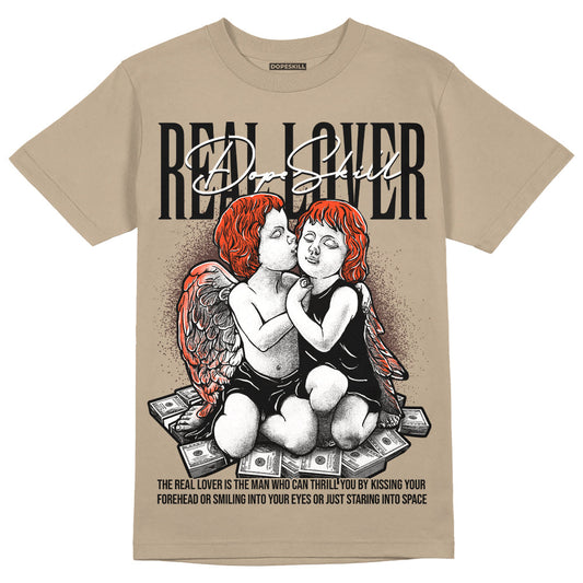 Latte 1s DopeSkill Medium Brown T-shirt Real Lover Graphic