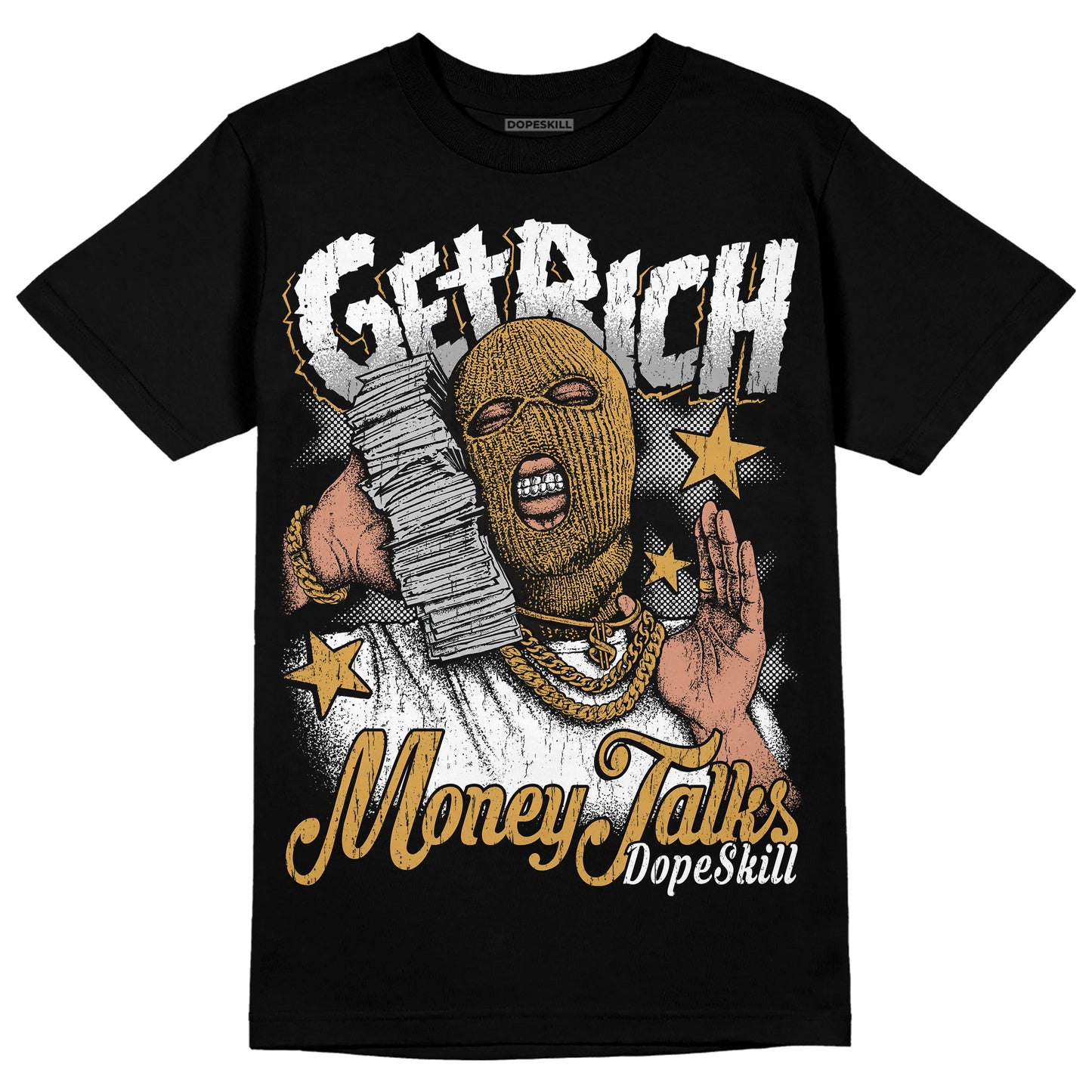 Gratitude 11s DopeSkill T-Shirt Get Rich Graphic