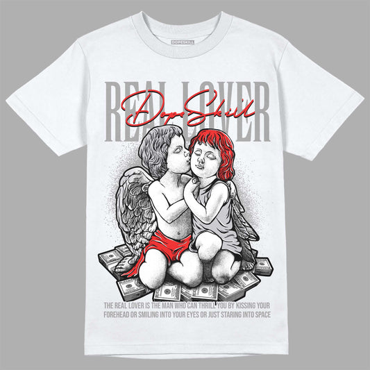 Grey Collection DopeSkill T-Shirt Real Lover Graphic