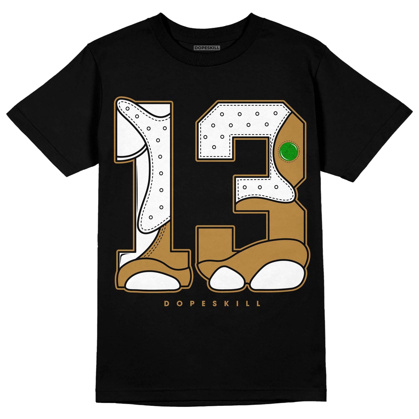 Wheat 13s DopeSkill T-Shirt No.13 Graphic