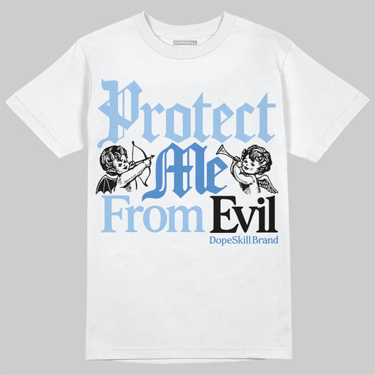 Women's Runner Sneaker Light Blue DopeSkill T-Shirt Protect Me From Evil Graphic