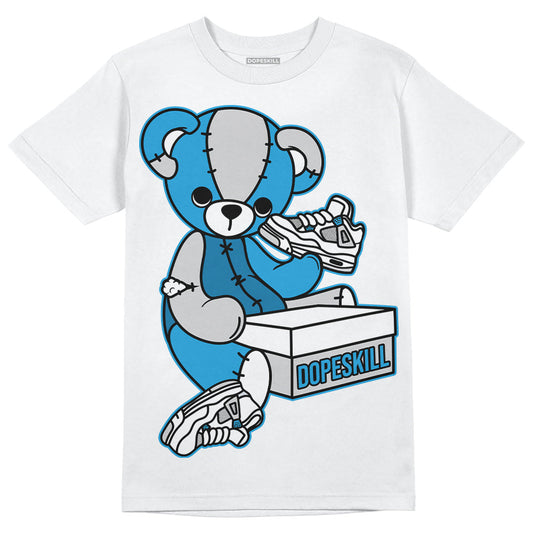 Military Blue 4s DopeSkill T-Shirt Sneakerhead BEAR Graphic