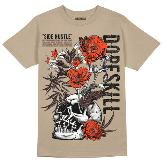 Latte 1s DopeSkill Medium Brown T-shirt Side Hustle Graphic
