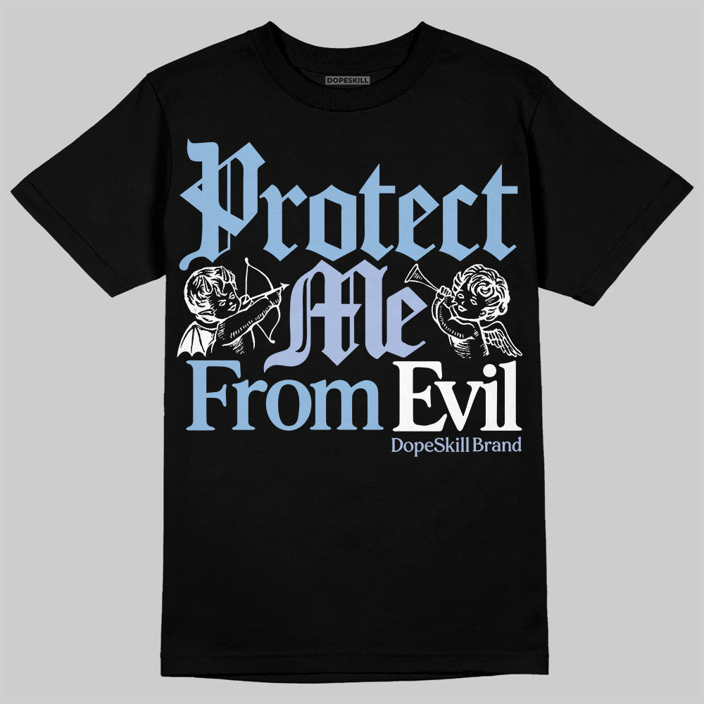 Women's Runner Sneaker Light Blue DopeSkill T-Shirt Protect Me From Evil Graphic