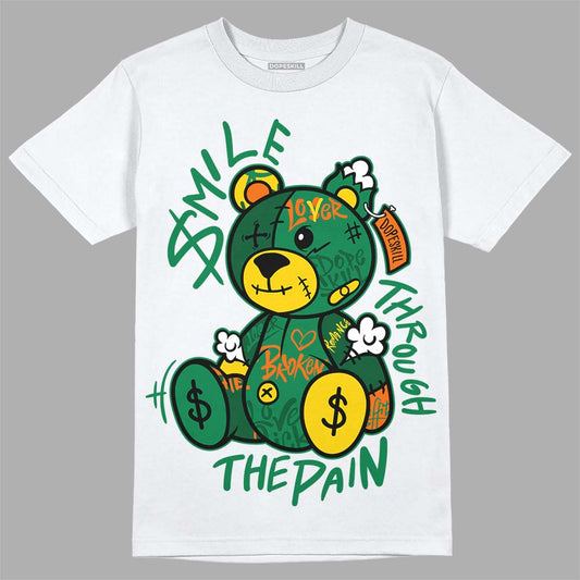 Green Collection DopeSkill T-Shirt Smile Through The Pain Graphic