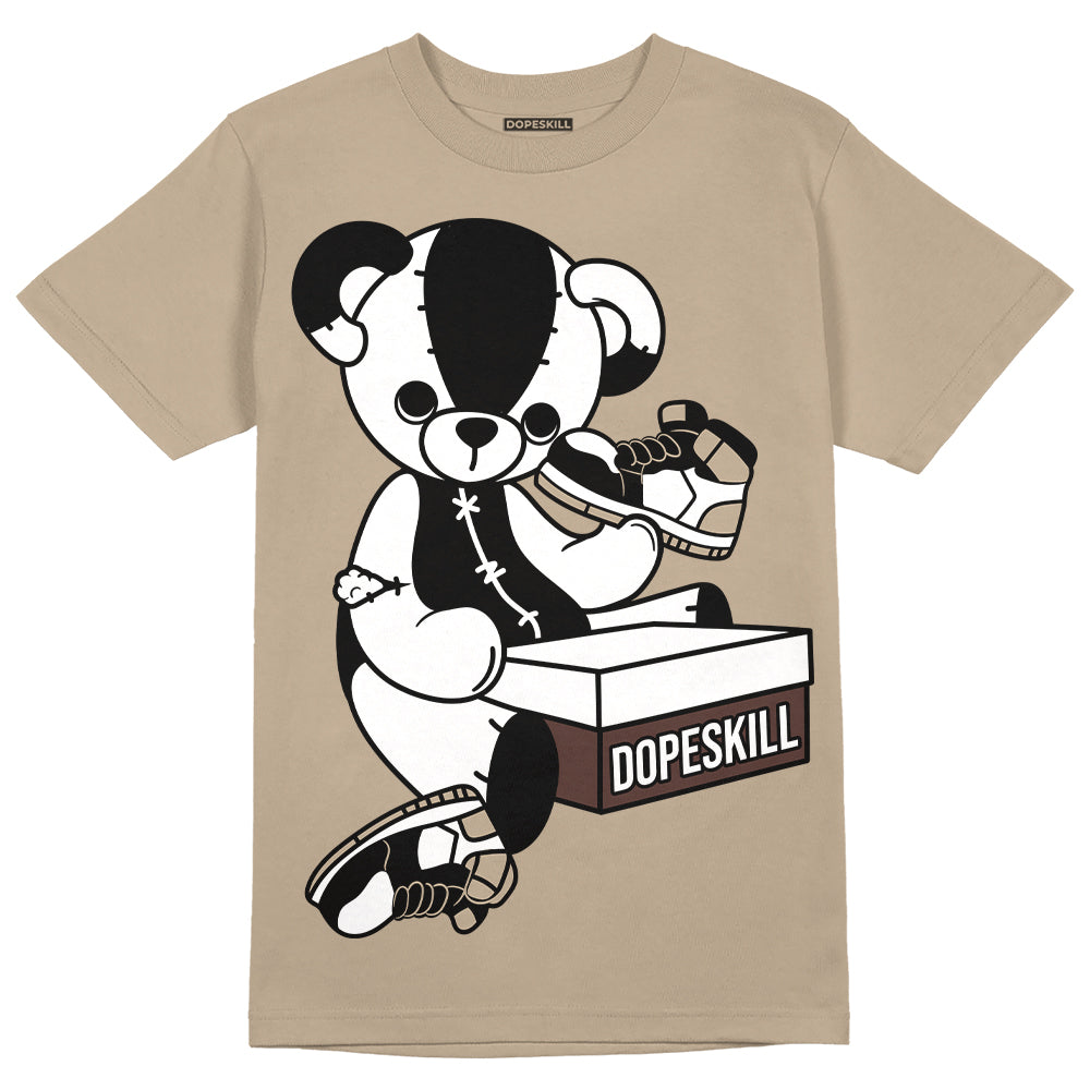 Latte 1s DopeSkill Medium Brown T-shirt Sneakerhead BEAR Graphic