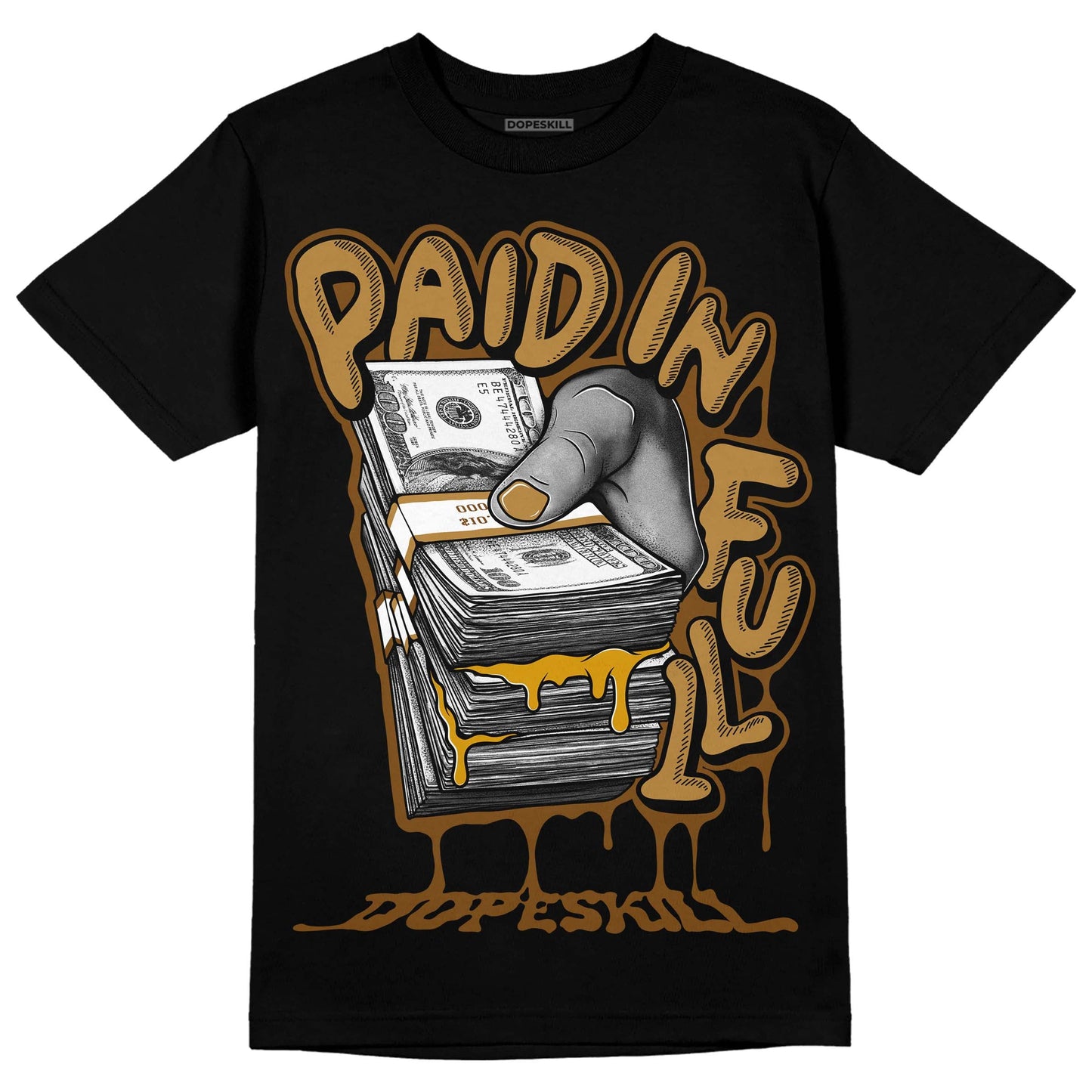 Wheat 13s DopeSkill T-Shirt Paid In Full Graphic
