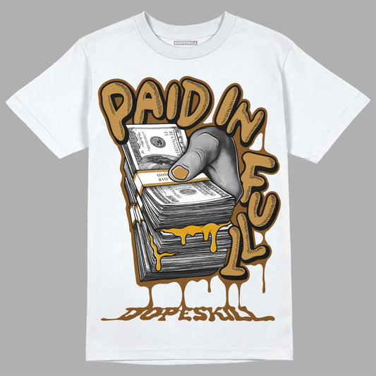 Wheat 13s DopeSkill T-Shirt Paid In Full Graphic