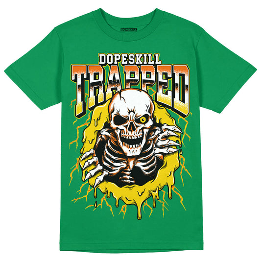 Green Collection DopeSkill Green T-shirt Trapped Halloween Graphic