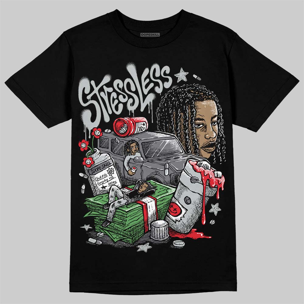 Wolf Grey 12s DopeSkill T-Shirt Stressless Graphic