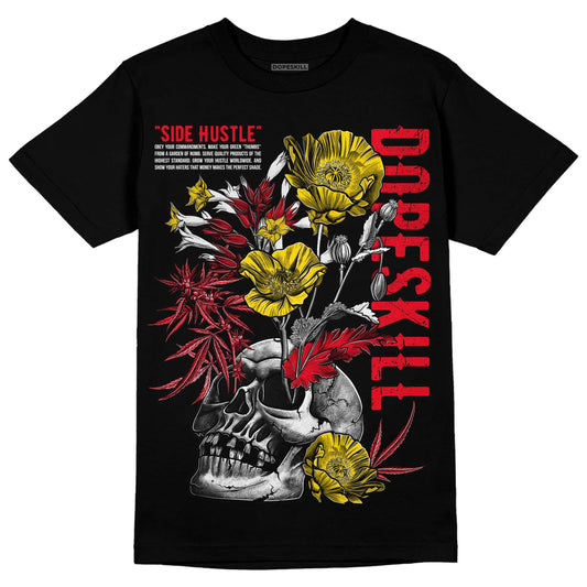 Red Thunder 4s DopeSkill T-shirt Side Hustle Graphic