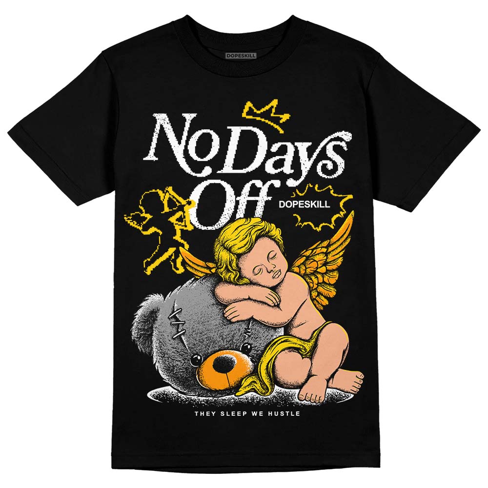 Yellow Ochre 6s DopeSkill T-Shirt New No Days Off Graphic