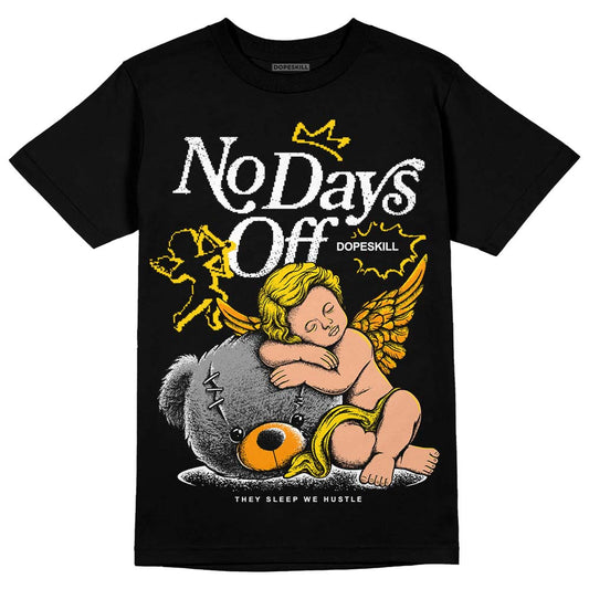 Yellow Ochre 6s DopeSkill T-Shirt New No Days Off Graphic