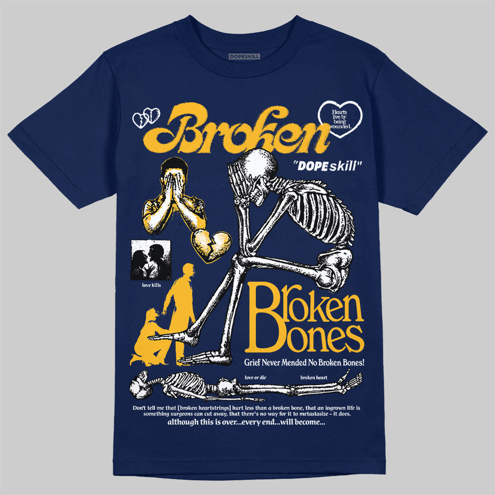 Retro Dunk From Above 4s DopeSkill T-Shirt Broken Bones Graphic