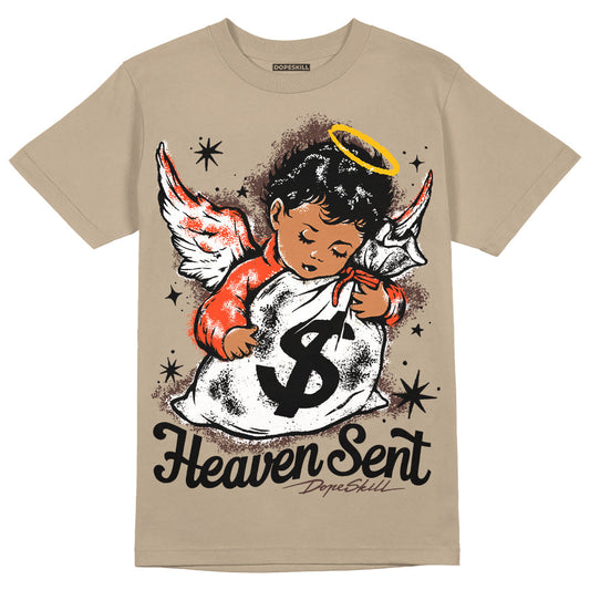 Latte 1s DopeSkill Medium Brown T-shirt Heaven Sent Graphic
