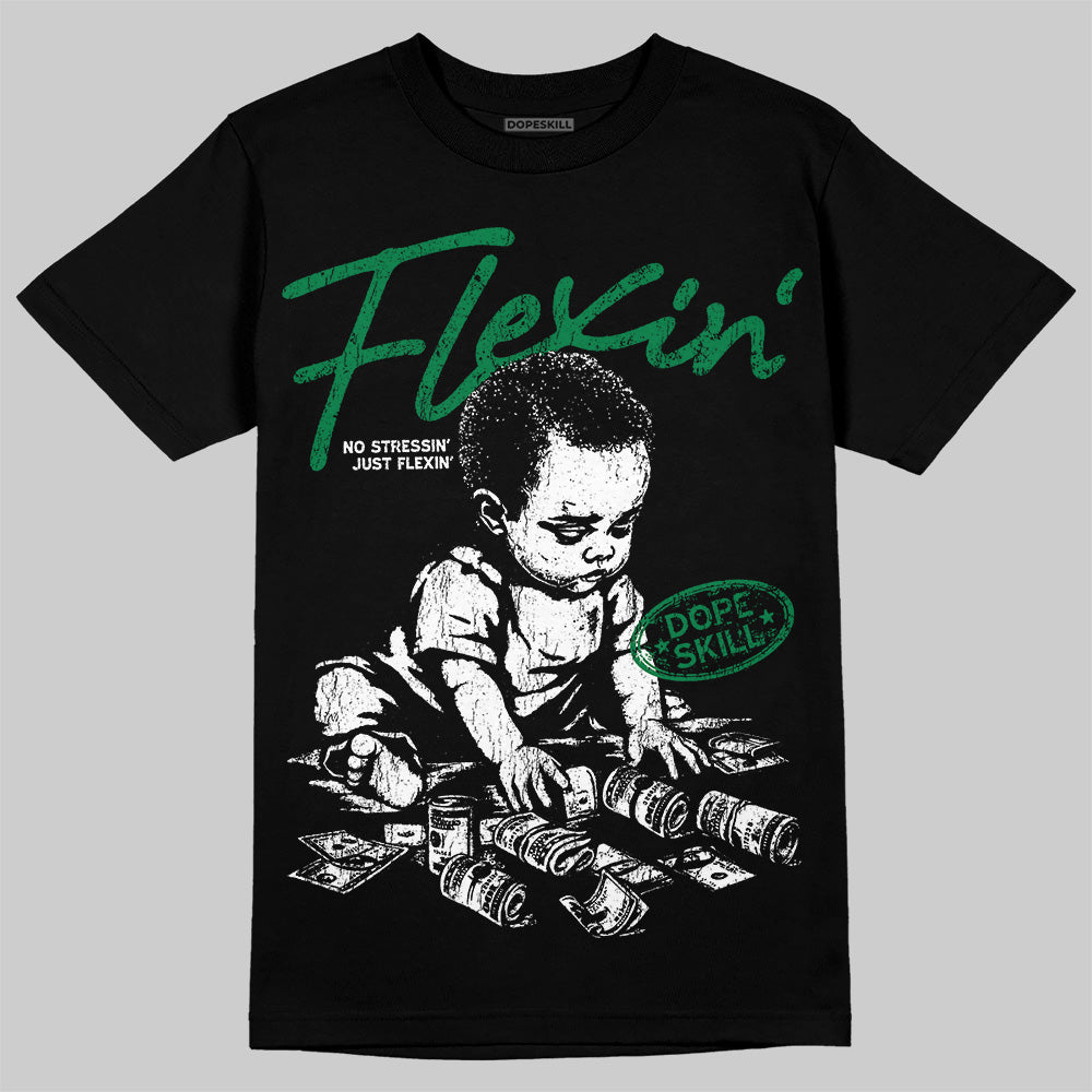 Green Collection DopeSkill T-Shirt Flexin' Graphic