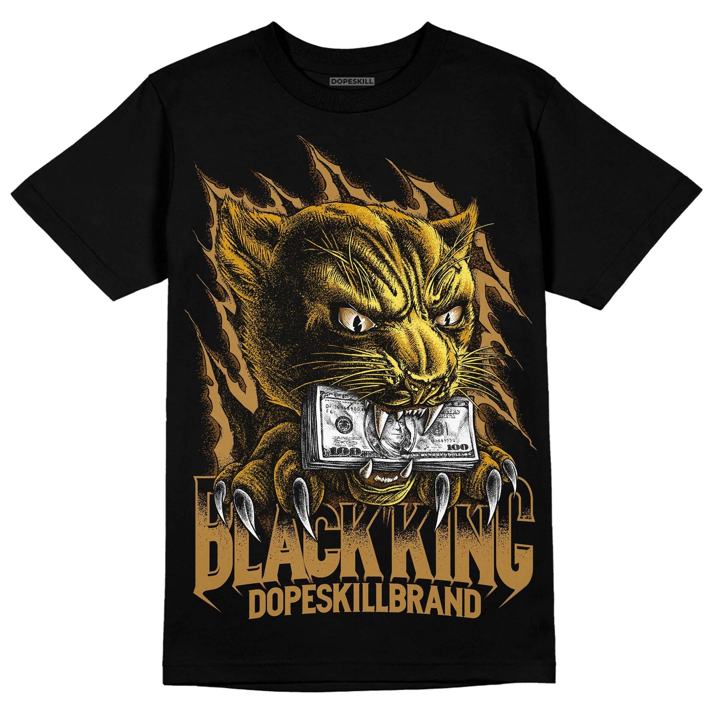 Wheat 13s DopeSkill T-Shirt Black King Graphic