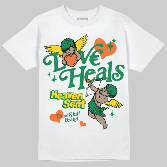 Green Collection DopeSkill T-Shirt New Love Heals Graphic