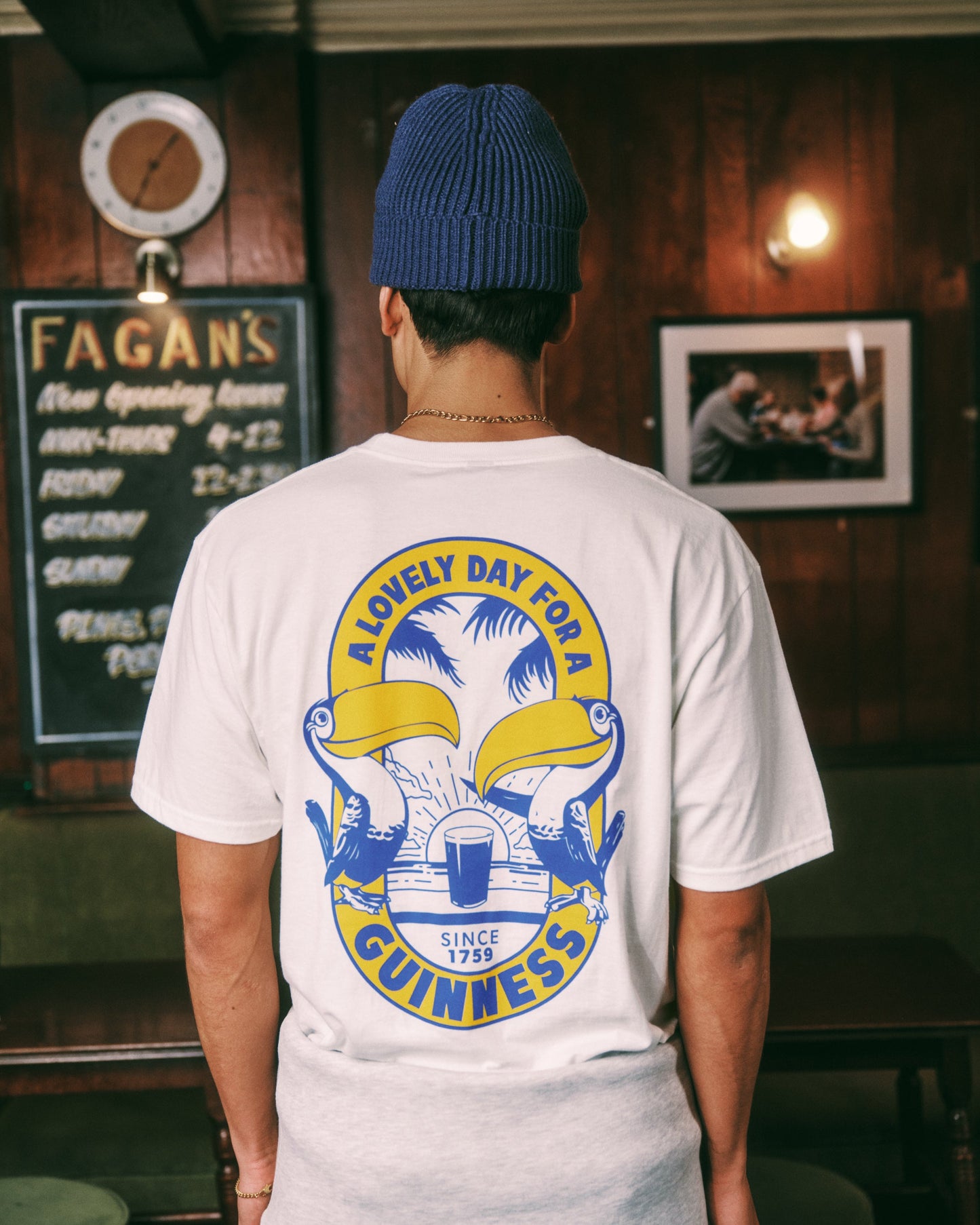 Guinness x UN:IK 'Tropical' Tee - White