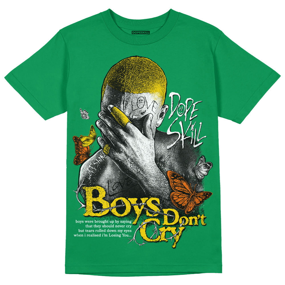 Green Collection DopeSkill Green T-shirt Boys Don't Cry Graphic