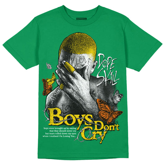 Green Collection DopeSkill Green T-shirt Boys Don't Cry Graphic