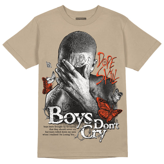 Latte 1s DopeSkill Medium Brown T-shirt Boys Don't Cry Graphic