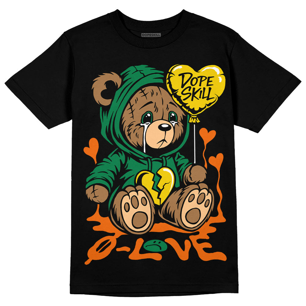 Green Collection DopeSkill T-Shirt Broken Bear Graphic
