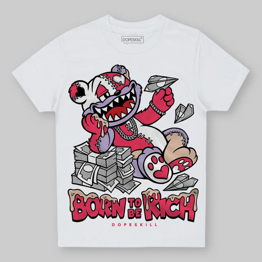 Peanut Butter Jelly 5s DopeSkill Toddler Kids T-shirt Born To Be Rich Graphic