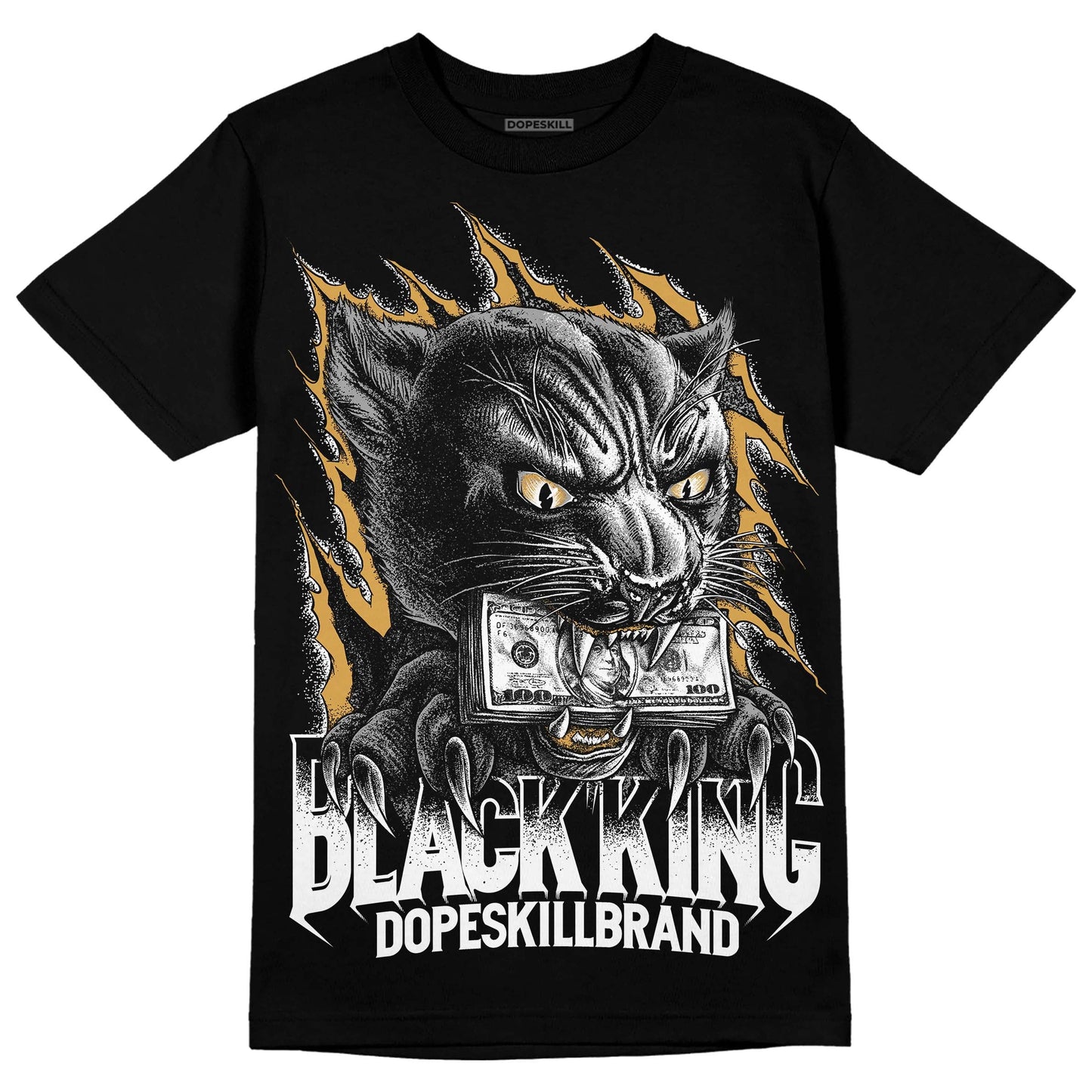 Gratitude 11s DopeSkill T-Shirt Black King Graphic