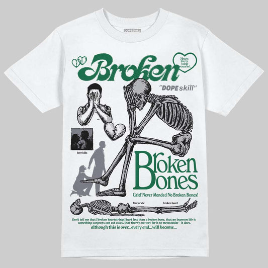 GT-2160 Shamrock Green DopeSkill T-Shirt Broken Bones Graphic