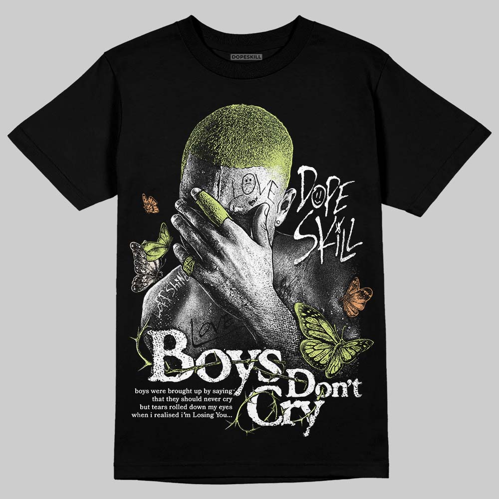 Luminous Green 5s DopeSkill T-Shirt Boys Don't Cry Graphic