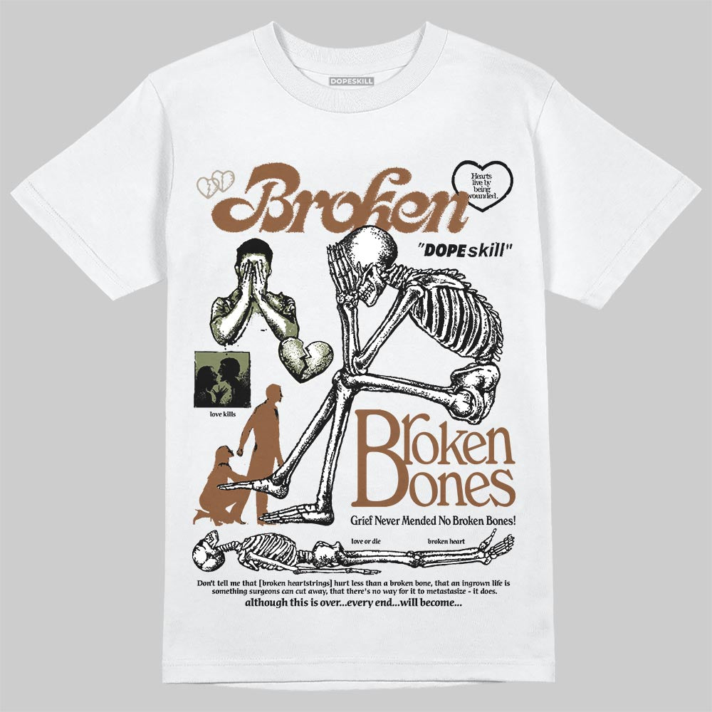 NB 2010 “Pecan” DopeSkill T-Shirt Broken Bones Graphic