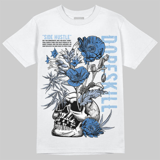 Women's Runner Sneaker Light Blue DopeSkill T-Shirt Side Hustle Graphic