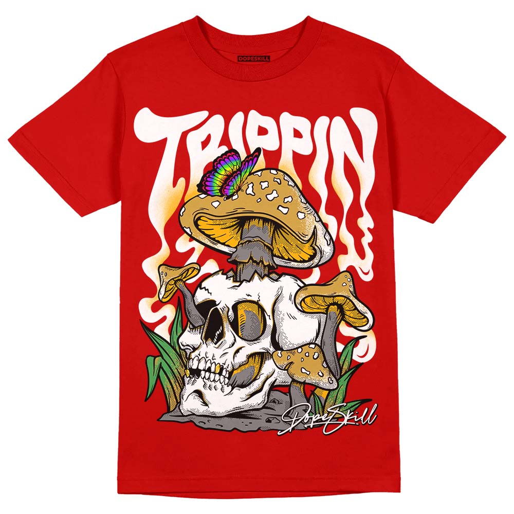 Red Collection DopeSkill Red T-shirt Trippin Graphic