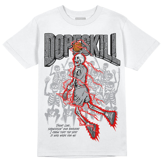 Wet Cement 4s DopeSkill T-Shirt Thunder Dunk Graphic