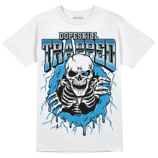 Military Blue 4s DopeSkill T-Shirt Trapped Halloween Graphic
